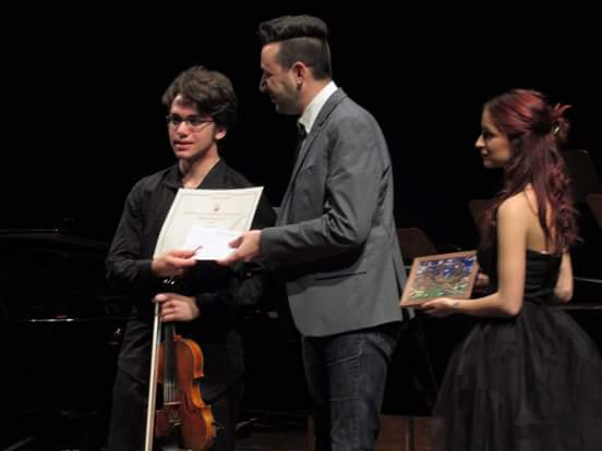 Giuseppe Gibboni –  First Prize at the “Andrea Postacchini” International Violin Competition